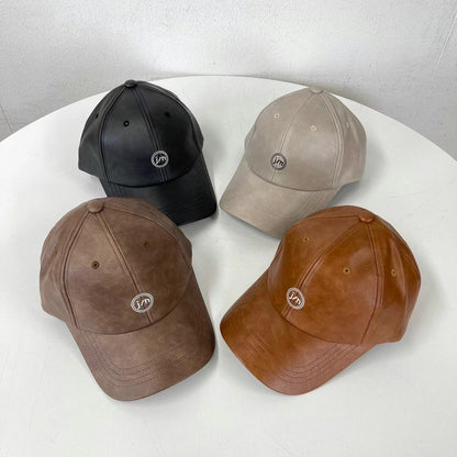 Leather Baseball Cap