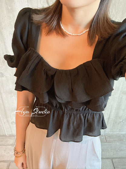 Butterfly Ruffles Top