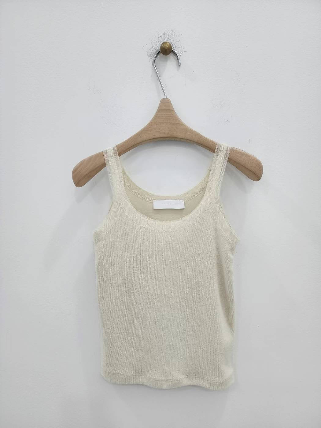 Tencel Vest with Yarn Details