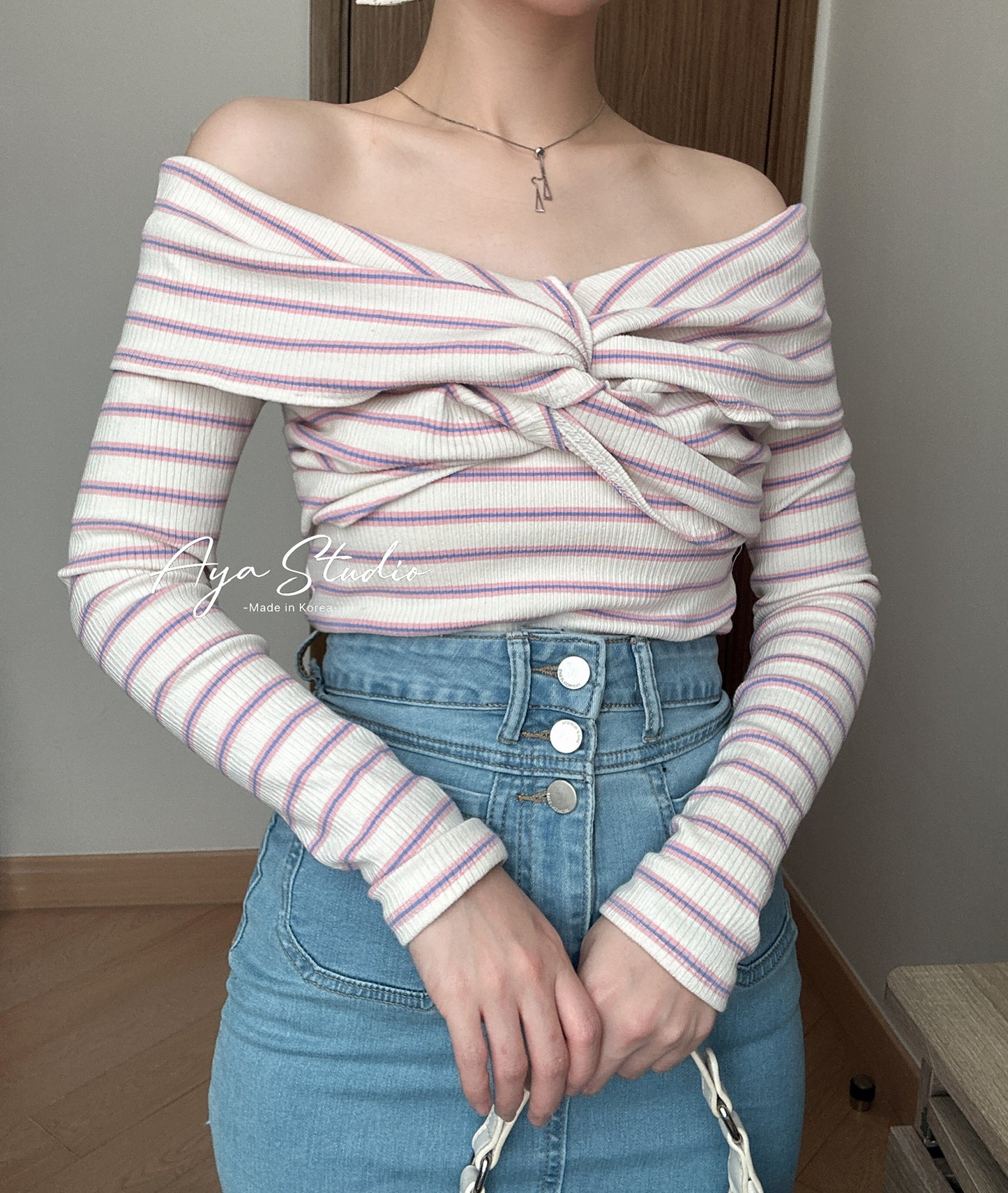 Off Shoulder Twist Top