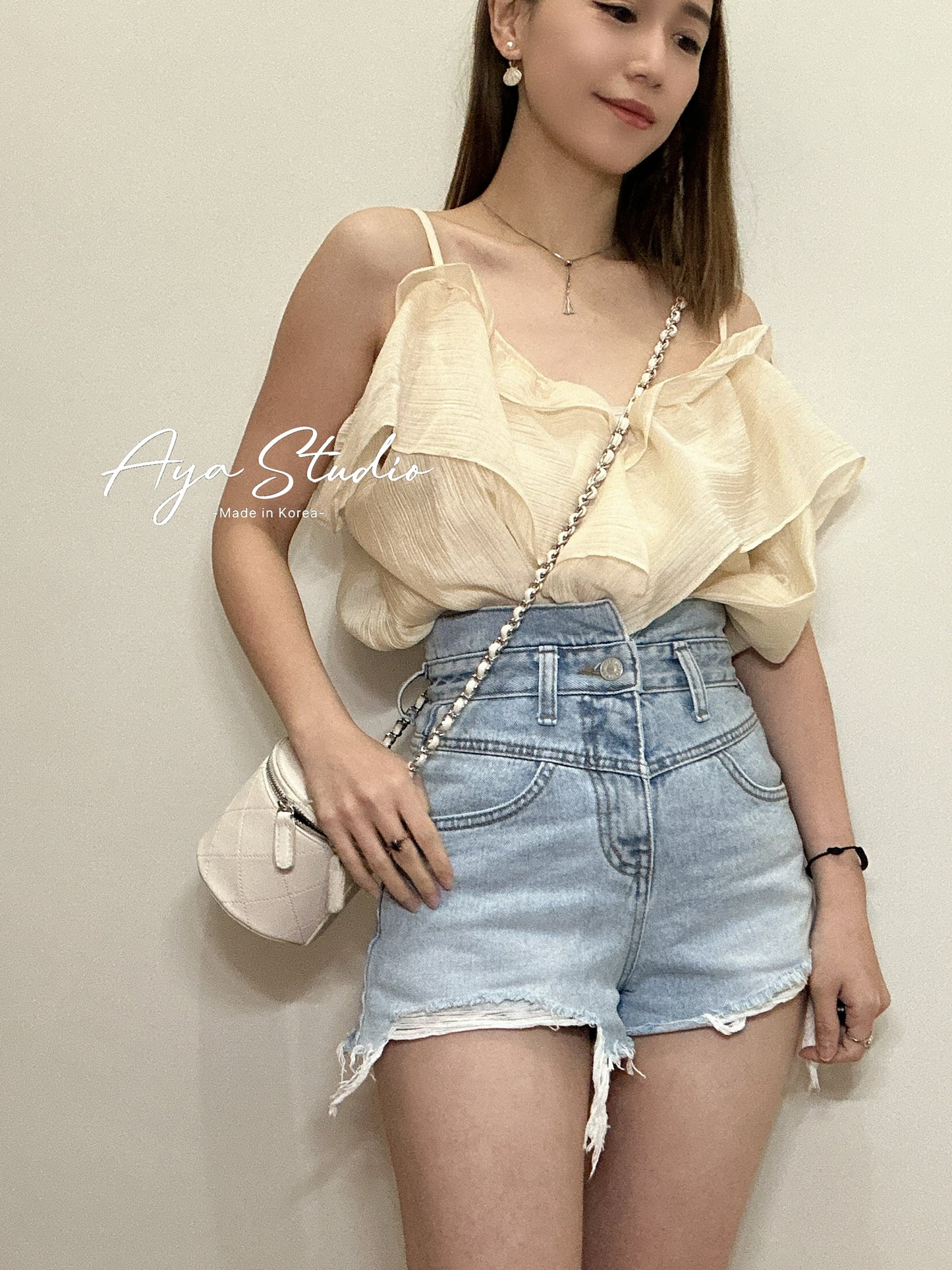 Chiffon Ruffle Blouse